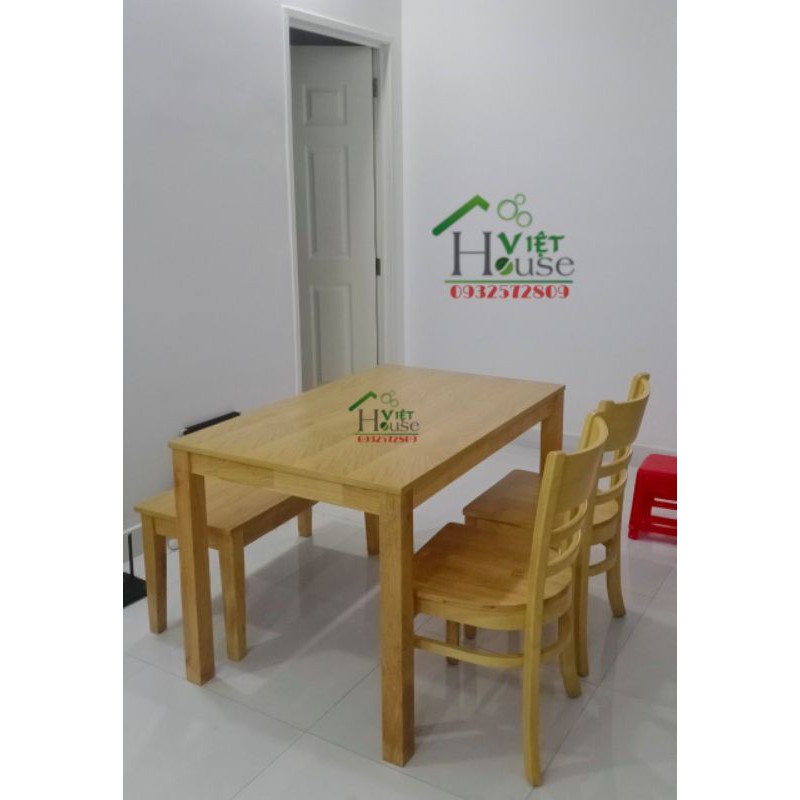Set Bàn ăn ghế băng mặt gỗ giá rẻ (Freeship nt HCm, Dĩ An, Biên Hoà)