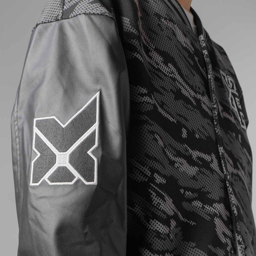 Áo Khoác Bóng Chày Boomber Varsity 2 lớp màu rằn ri camo xám đen Xfire Vietnam
