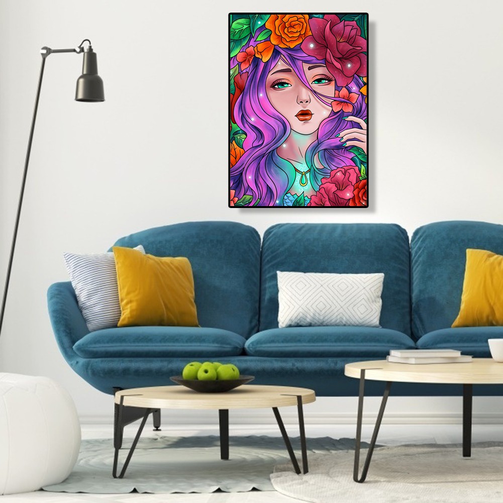 Bộ Tranh Đính Đá 5d Tự Làm Hình Phong Cảnh Ấn Tượng