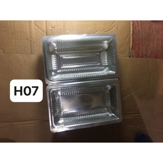 Combo 100 cái hộp nhựa H07 đựng bánh bông lan