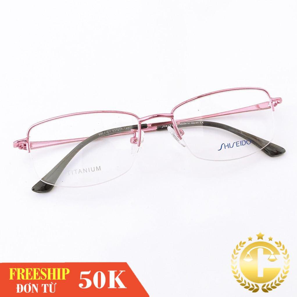 Gọng kính xẻ cước nam nữ bền -gọng kính giả cận thời trang nhận cắt mắt cận viễn loạn