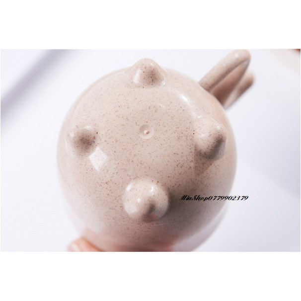Ly cốc lúa mạch cho bé uống sữa có quai cầm cao cấp Happy Angels