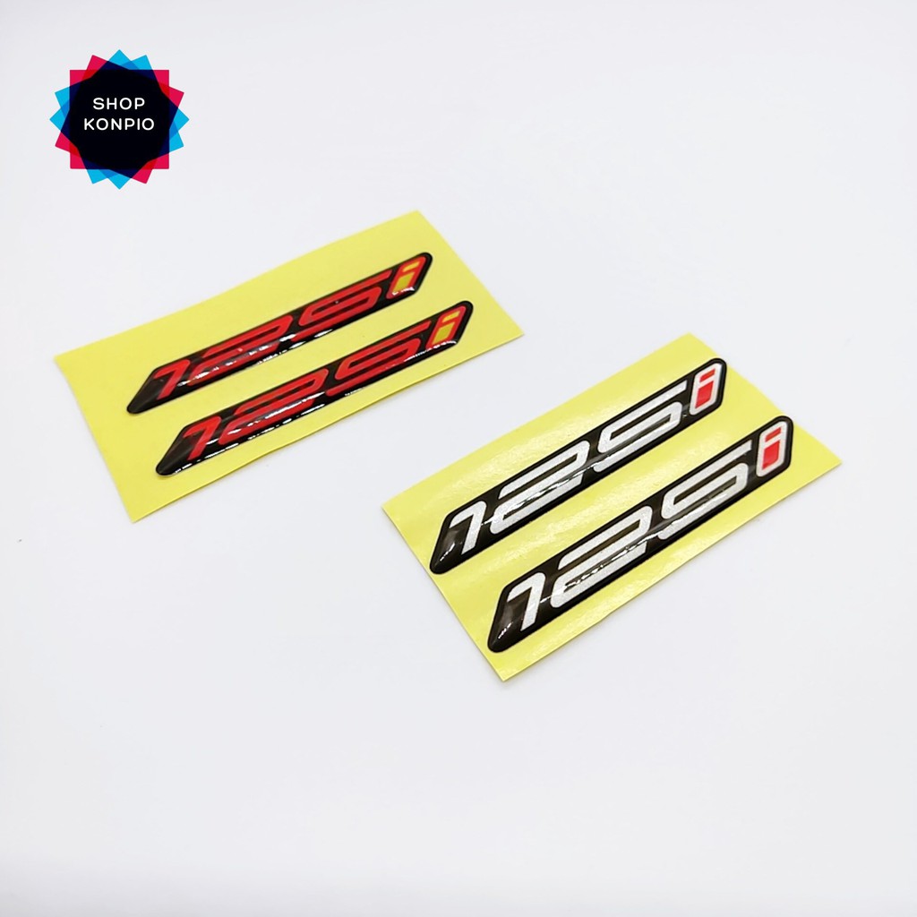 Cặp Tem Decal 125i - 150i Dập Nổi Phản Quang Chống Thấm Nước, Chống Bay Màu