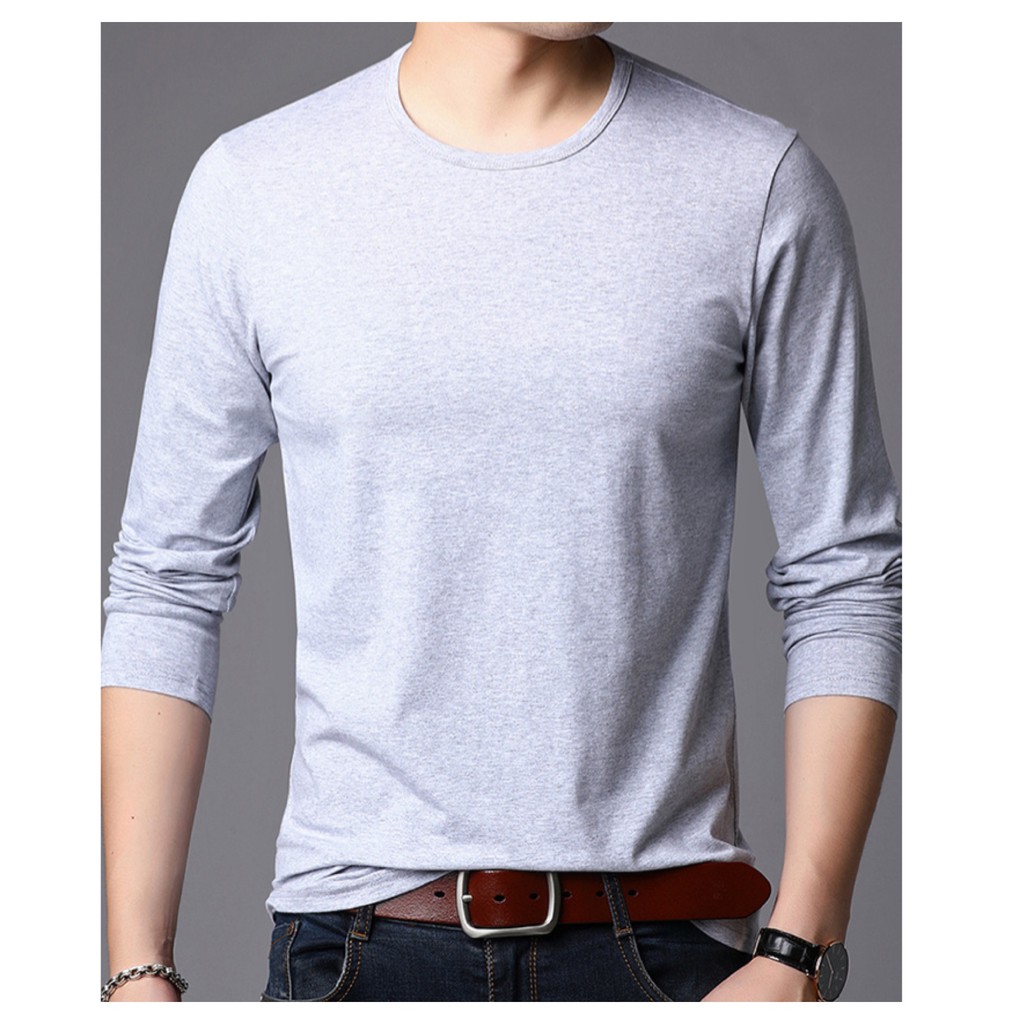 Áo thun dài tay nam - áo  thu đông nam mẫu mới 2020 | BigBuy360 - bigbuy360.vn