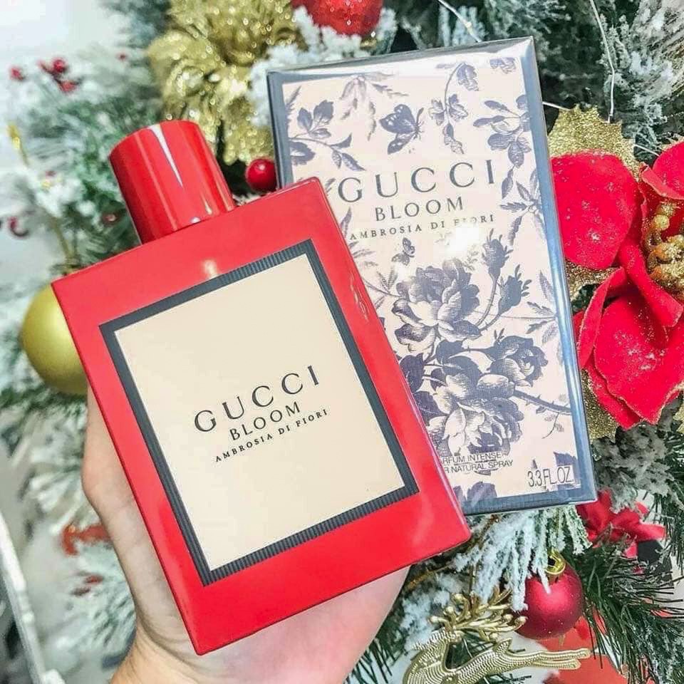 [𝑺𝒊𝒆̂𝒖 𝑮𝒊𝒂̉𝒎 𝑮𝒊𝒂́] Nước Hoa Nữ Chính Hãng Gucci Bloom Ambrosia di Fiori 100ml mã CJ08