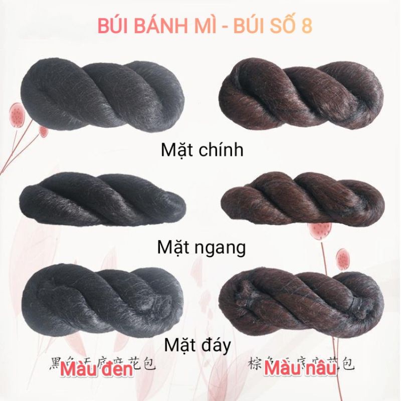 1-Búi Tóc Giả Cài Đầu Hóa Trang Cổ TRANG Các Loại