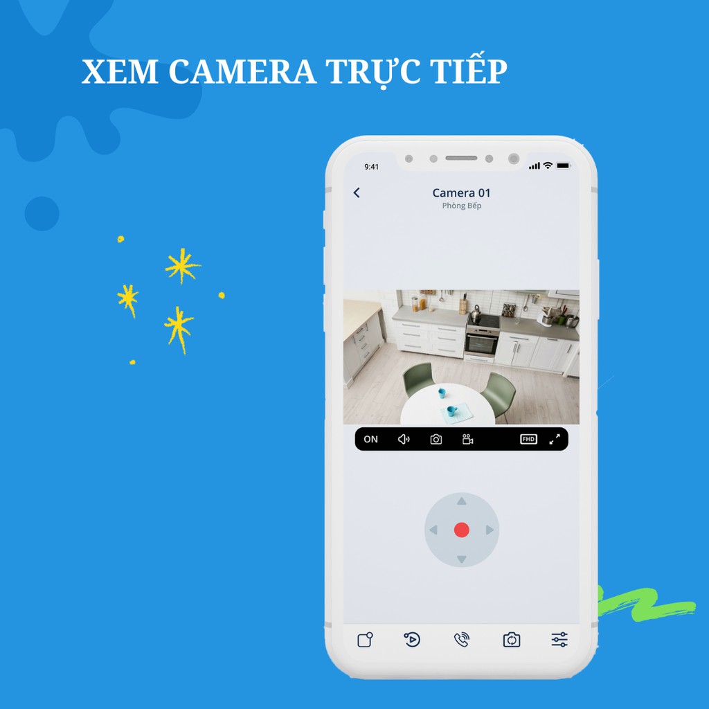 Camera IP Wifi VNPT Technology ONE HOME HVIP02 xoay 360 kèm thẻ 16Gb hàng Việt Nam | BigBuy360 - bigbuy360.vn