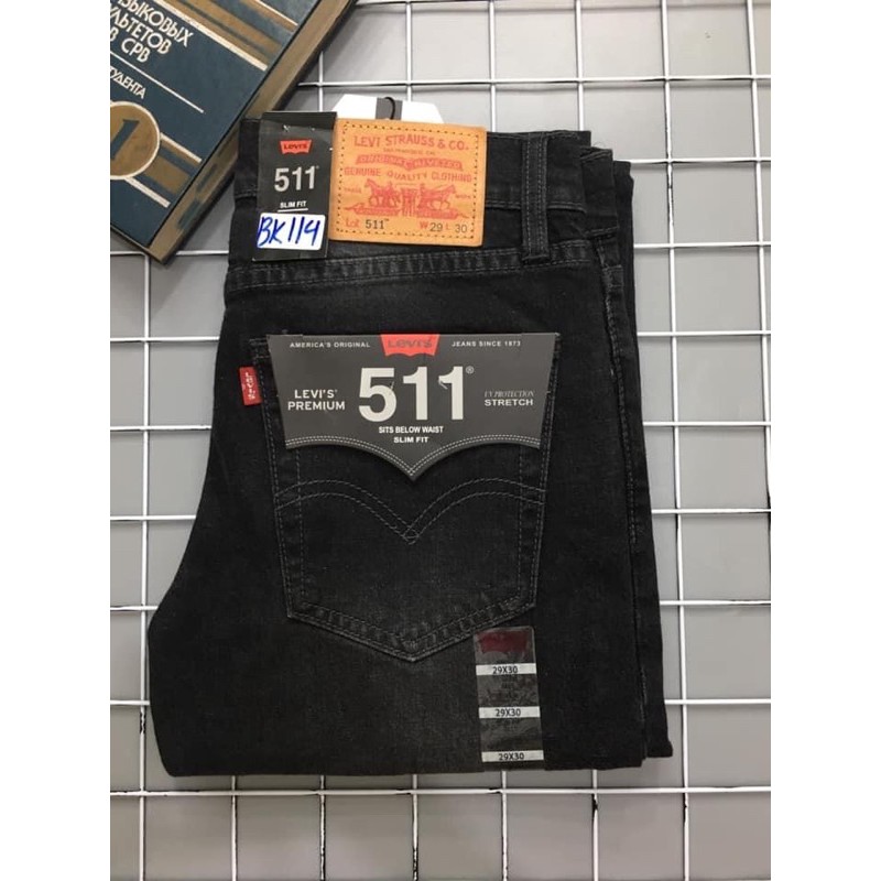 [SALE 33%]-Quần jeans nam VNXk LE.VIS|Quần bò nam đen xám - vải cao cấp co giãn - ống đứng | BigBuy360 - bigbuy360.vn