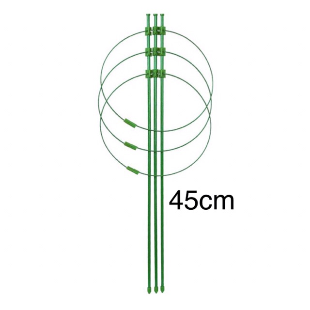 Khung đỡ trồng hoa hồng, cây leo 45cm vòng điều chỉnh.