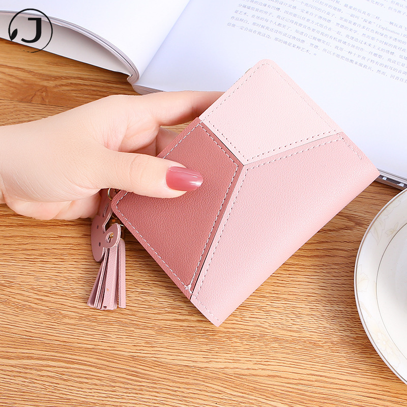 Ví Cầm Tay Dáng Ngắn Da Pu 2 Lớp Thời Trang Cho Phụ Nữ