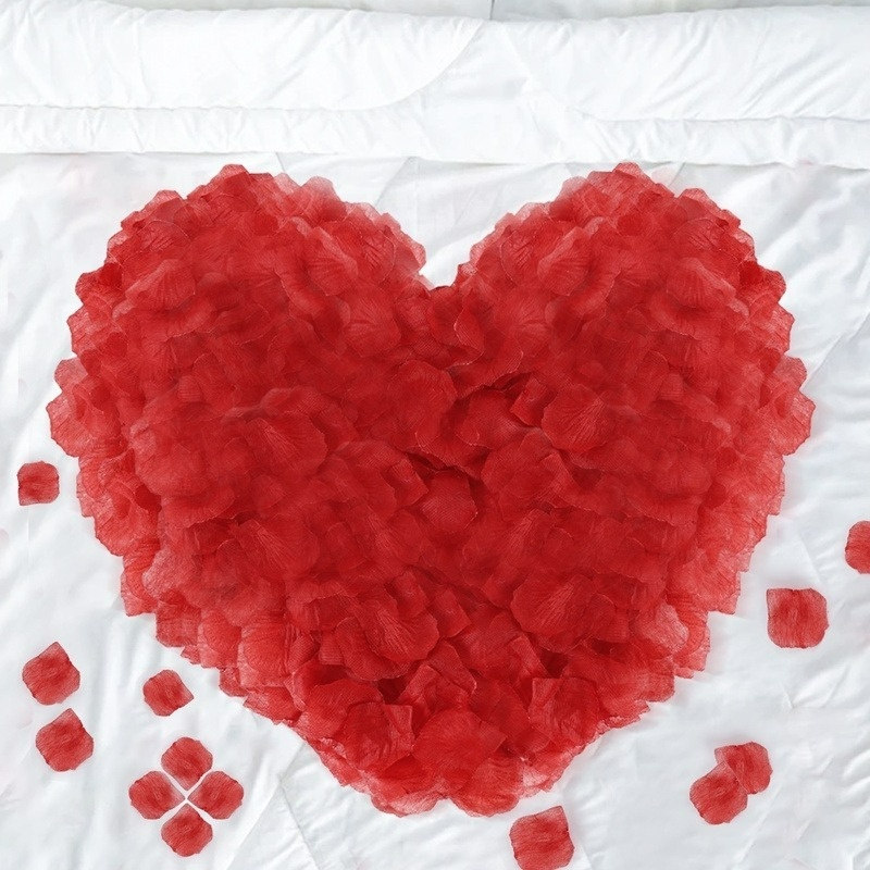 Gói 100 Cánh Hoa Hồng Nhân Tạo Bằng Lụa Nhiều Màu Lấp Lánh Trang Trí Nhà Cửa/Sự Kiện Đa Năng