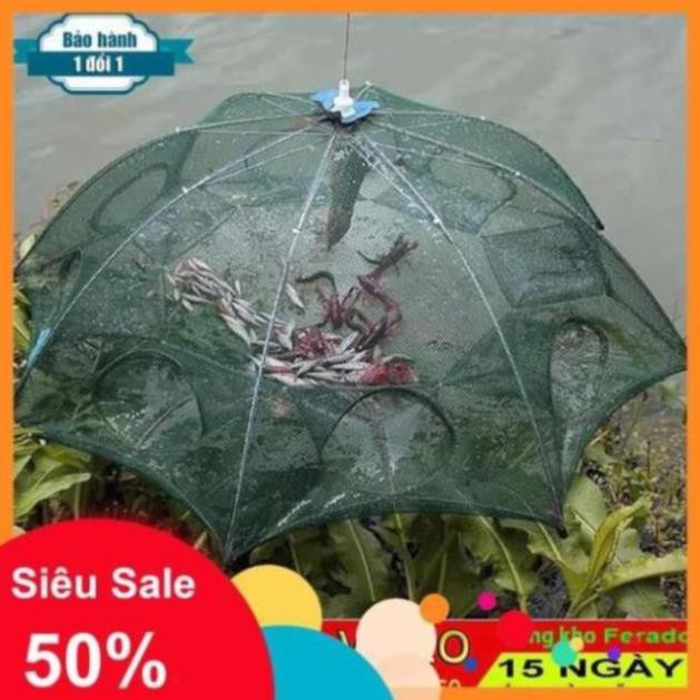LƯỚI BẮT TÔM CÁ BÁT QUÁI 8 CỬA