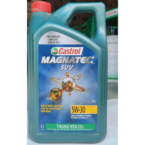 Dầu nhớt xe ô tô Castrol Magnatec SUV 5L (Dầu nhớt chuyên dụng cho xe SUV)