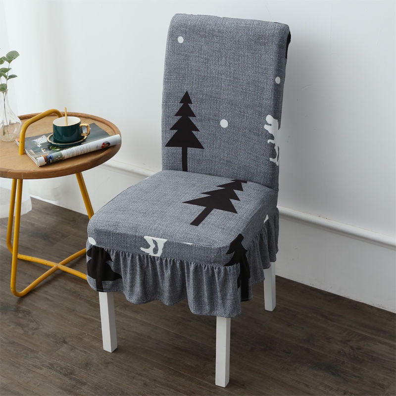 Vỏ Bọc Ghế Ngồi Bàn Ăn Co Giãn Thiết Kế Đơn Giản Tiện Dụng Cho Gia Đình/ Nhà Hàng