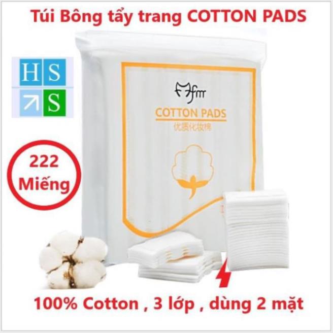 Bông tẩy trang Lameila 222 miếng chính hãng -thegioimypham1