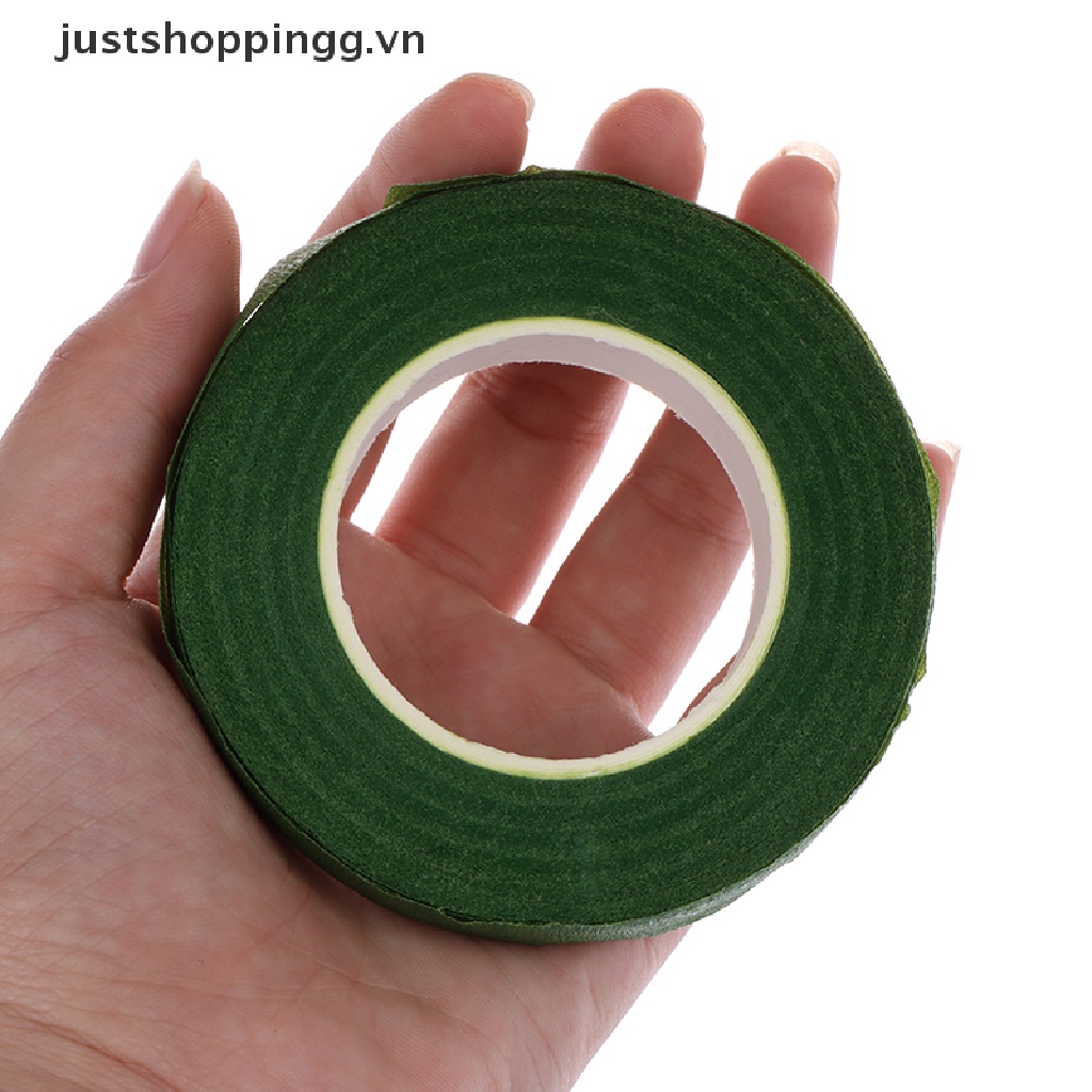 Cuộn Băng Keo Giấy Tự Dính Màu Xanh Lá Dài 30M