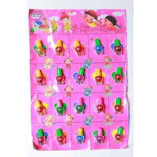Vỉ đồ chơi sơn móng tay 20 chai