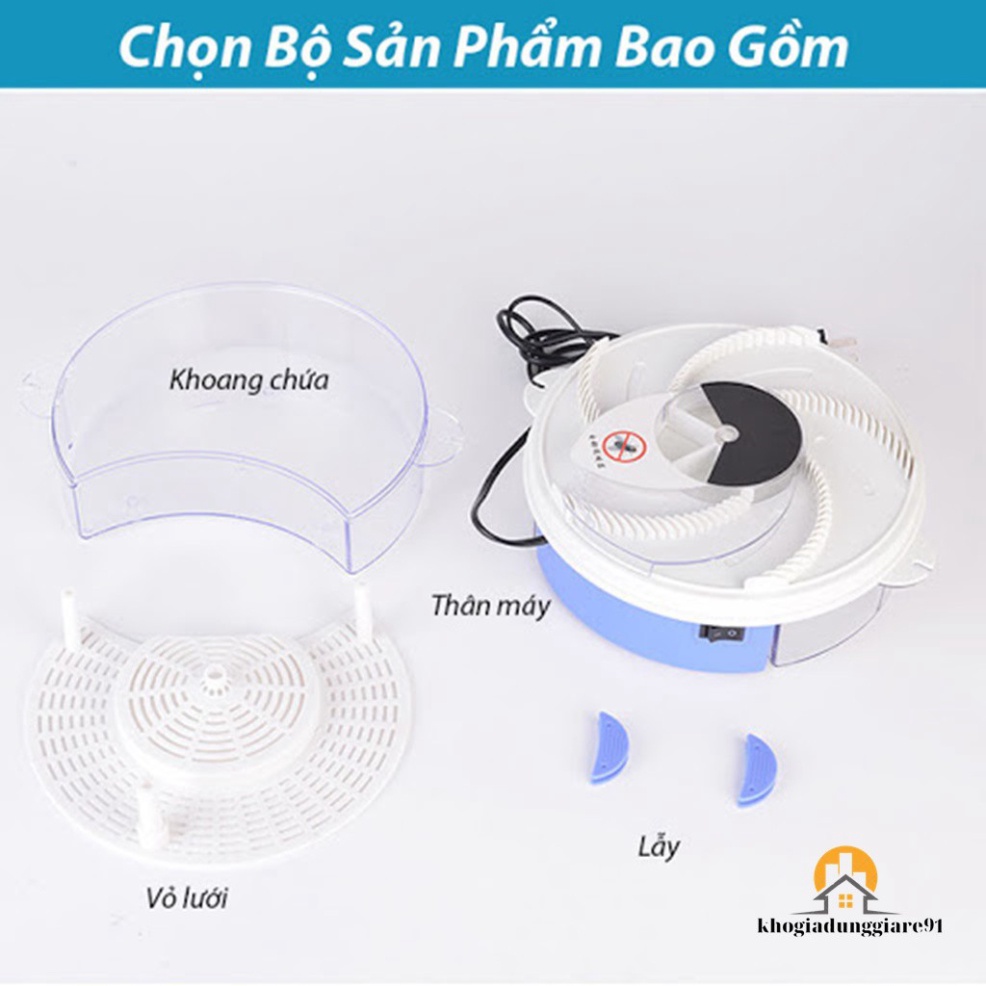 Máy Bắt Ruồi Tự Động Thông Minh ❤️FREESHIP❤️ Máy Bắt Ruồi Chạy Điện Không Dùng Hóa Chất