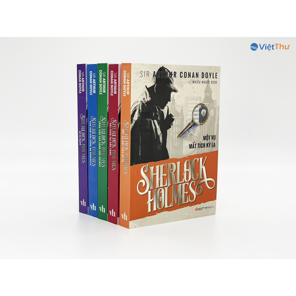 Sách - Combo - Box Set 5 Tập Sherlock Holmes - Sirartnur Conan Doyle - (Bìa Mềm)