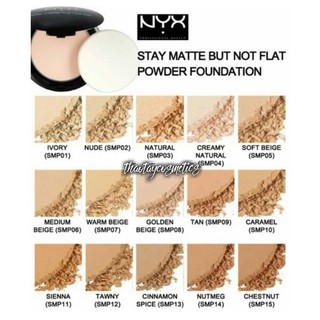 Phấn nền NYX Stay Matte But Not Flat Powder Foundation (7.5g)