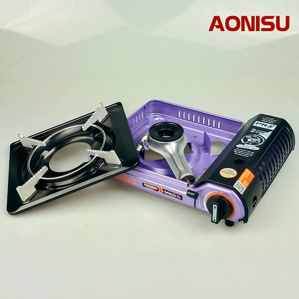 Bếp Ga Mini NAILUX Cao Câp - Bếp Gas Mini Đơn Chống Nổ 2 Cấp Độ Tiêu Chuẩn Nhật Bản - Gia Dụng AONISU