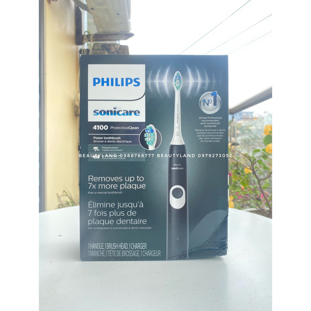 Bàn Chải Điện Philips Sonicare 4100 - Hàng chính hãng