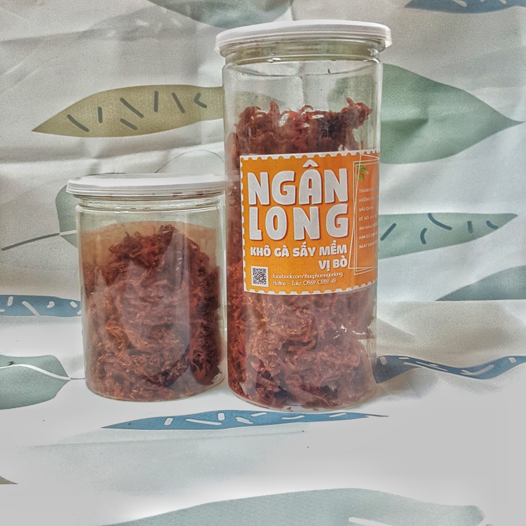 Khô Gà sấy mềm vị khô Bò Ngân Long - Thơm ngon Dinh dưỡng - 100g | 250g | BigBuy360 - bigbuy360.vn