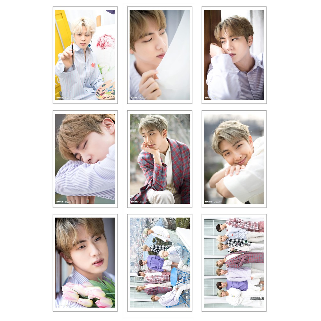 Lomo Card Ảnh BTS - White Valentine 2019 ( 54 ảnh)