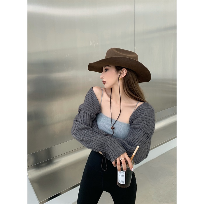 Áo khoác tay dài dáng rộng thiết kế trẻ trung phong cách Hàn Quốc dành cho nữ