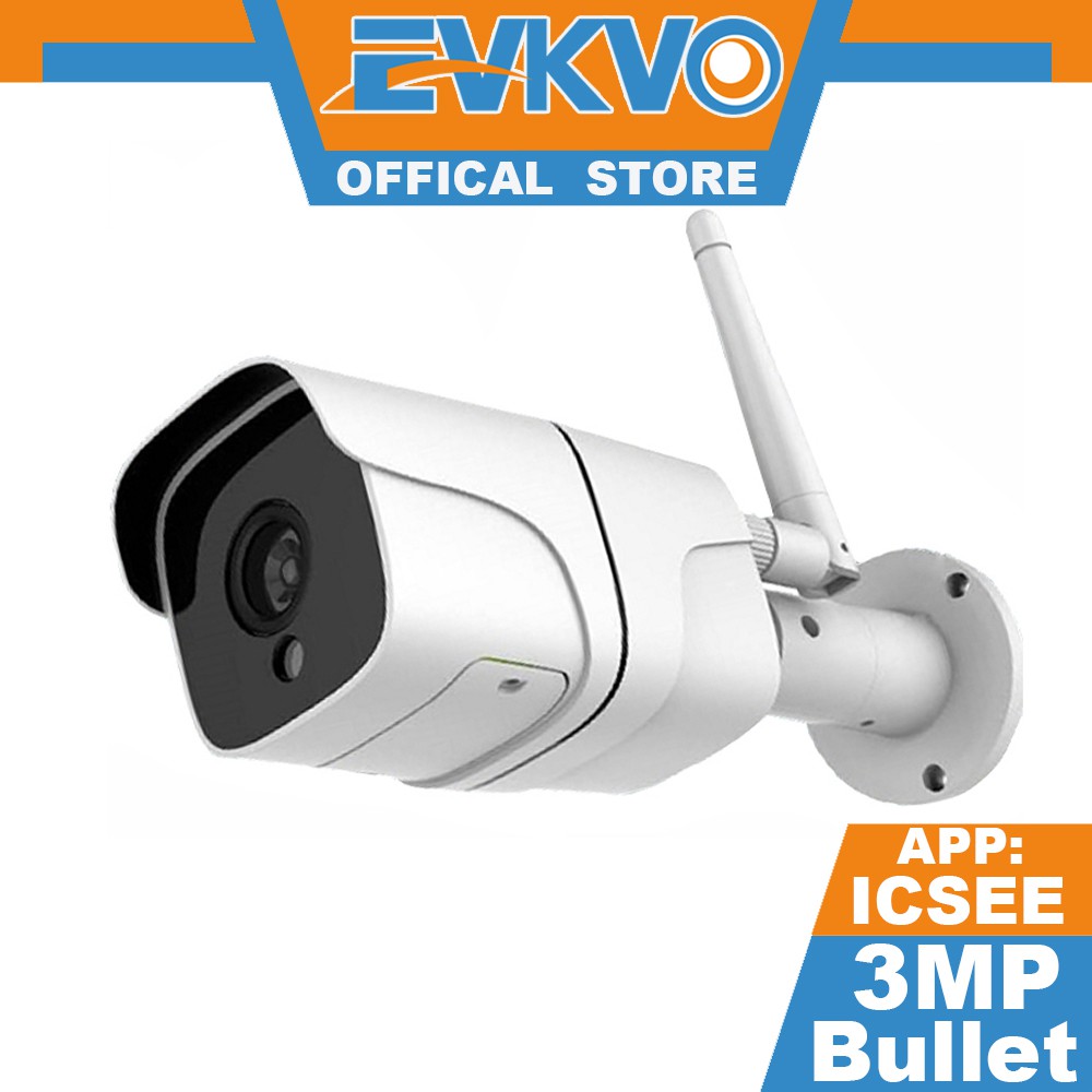 Camera an ninh IP Evkvo - Icsee Xmeye Wifi Hd 1080p không dây chống thấm nước hồng ngoại 2 chiều