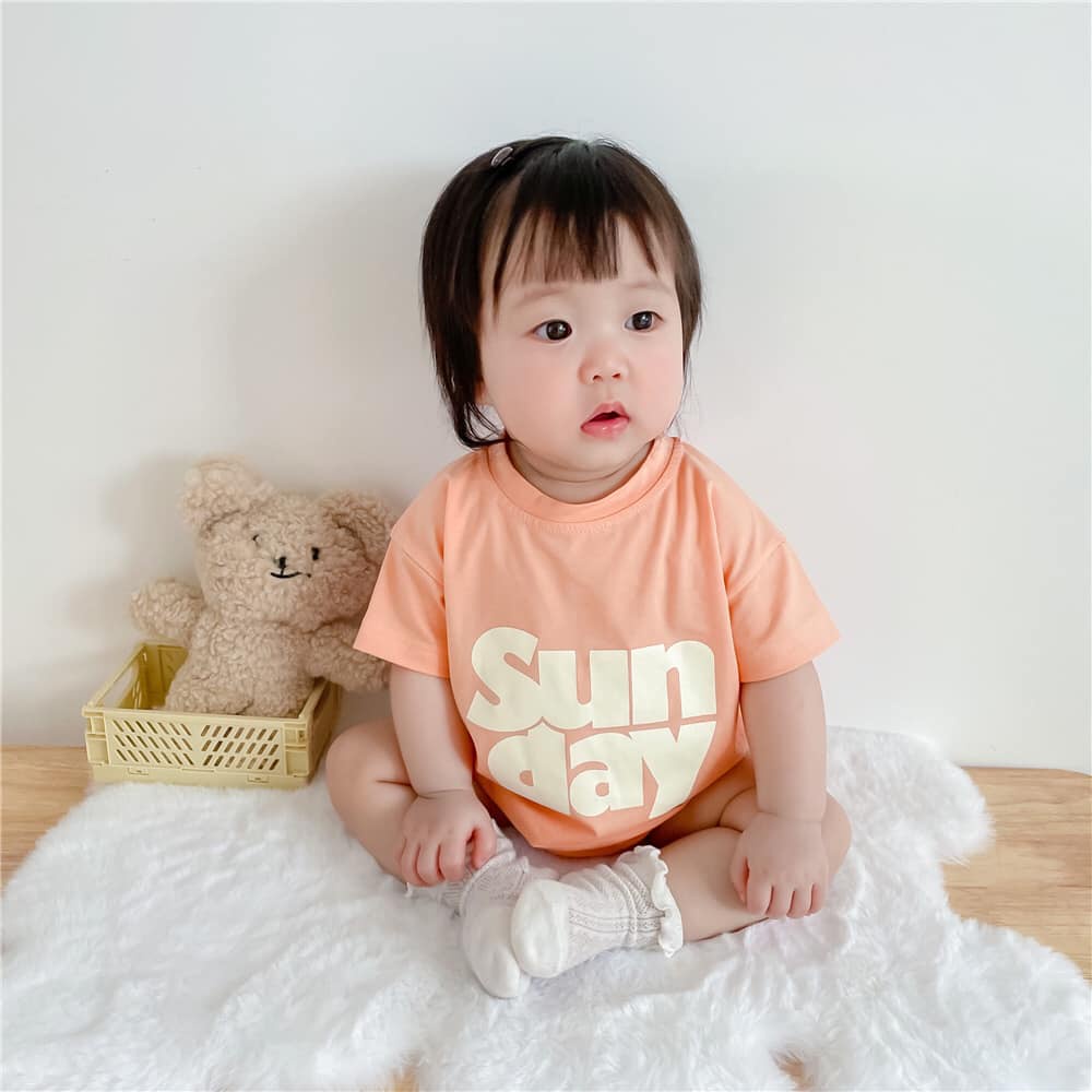 [Ảnh thật] JUMPSUIT SUN DAY HÀN QUỐC DÀNH CHO BÉ GÁI VÀ BÉ TRAI TỪ 6 THÁNG ĐẾN 12 THÁNG CHỤP HÌNH RẤT ĐẸP