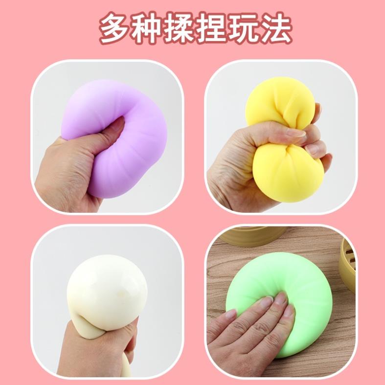 Thú dẻo bóp giảm stress - Chó Shiba - Bánh bao- Ếch, Ngựa, Vịt dạng mochi silicon bóp dẻo