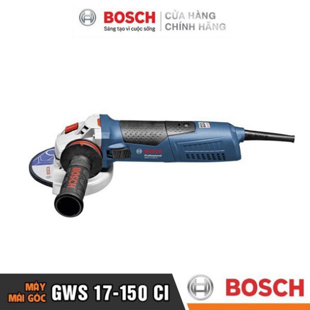 [HÀNG CHÍNH HÃNG] Máy Mài Góc Bosch GWS 17-150 CI (150MM-1700W) , Giá Cạnh Tranh, Chất Lượng Hàng Đầu