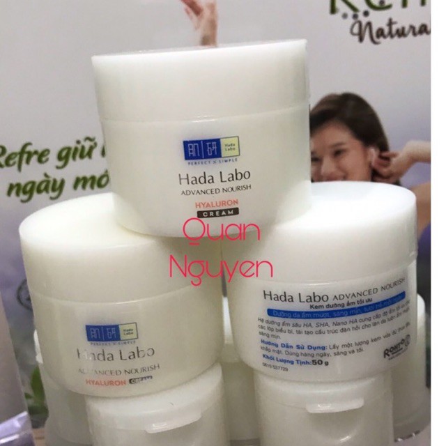 [ Hàng Mẫu 50g ] Kem Dưỡng Ẩm Tối Ưu Hada Labo Advanced Nourish Cream (50g)