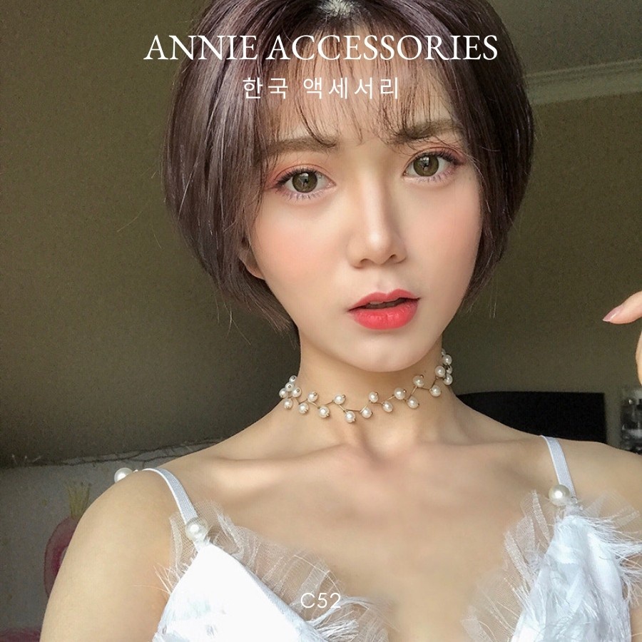 Vòng cổ ngọc trai nhân tạo cá tính thời trang dành cho nữ ANNIE - C52
