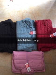 Áo phao uni kèm ảnh thật