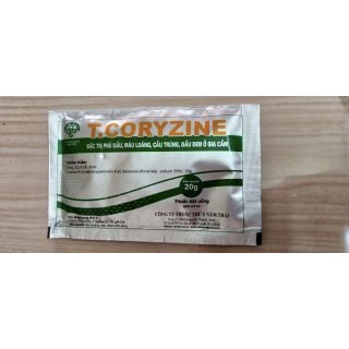 T coryzine 20g - cầu trùng, kí sinh trùng máu, đầu đen trên gà
