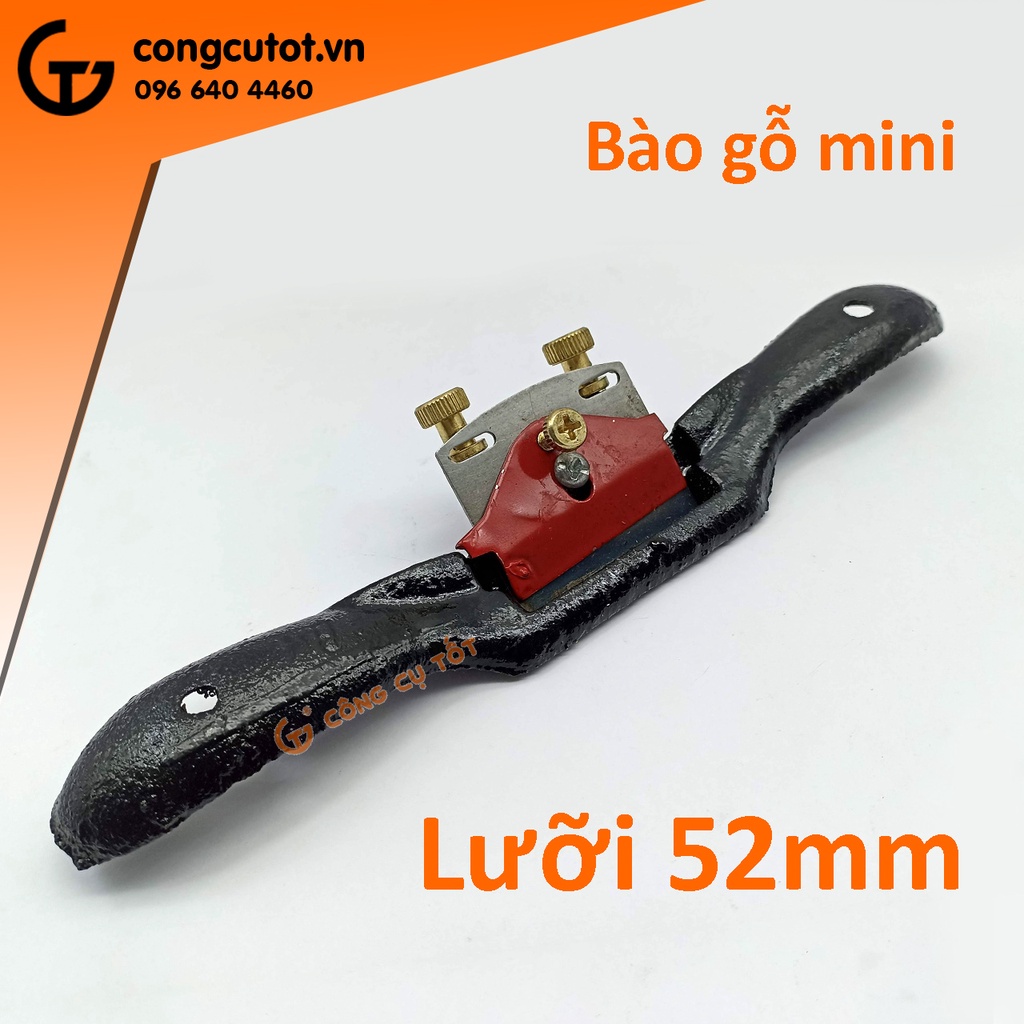 Bào cạnh gỗ cầm tay lưỡi 52mm có chỉnh góc chếch