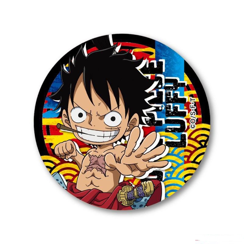 Huy hiệu IN HÌNH One Piece Đảo Hải Tặc anime chibi