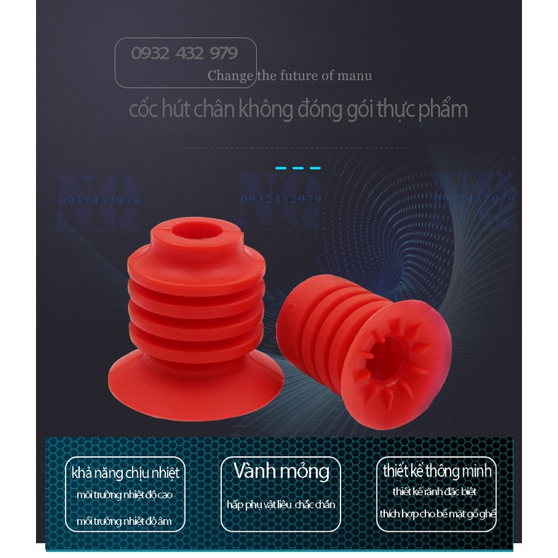 PIAB - Núm hút chân không BL30-5, BL40-5 núm hút vỏ bao bì sản phẩm
