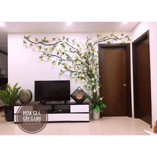 dây hồng leo hoa giả thân cổ 3m- hoa lụa