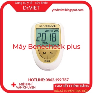 Máy Đo Đường Huyết BeneCheck Plus 3 in 1 hàng chính hãng- Xuất xứ Đài loan