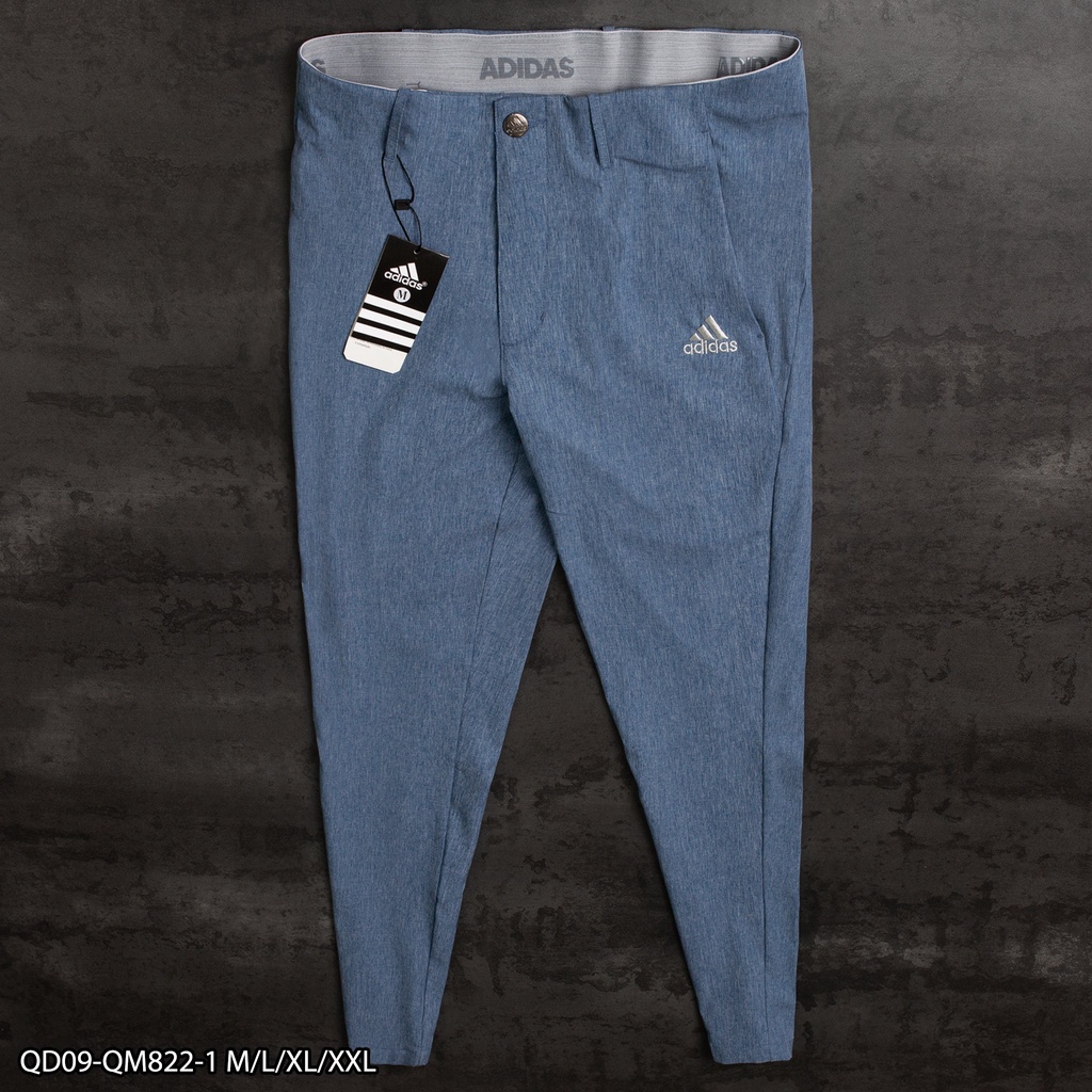 Quần dài golf Adidas xi dãn xịn QD09 - thể thao nam in viền lưng VNXK