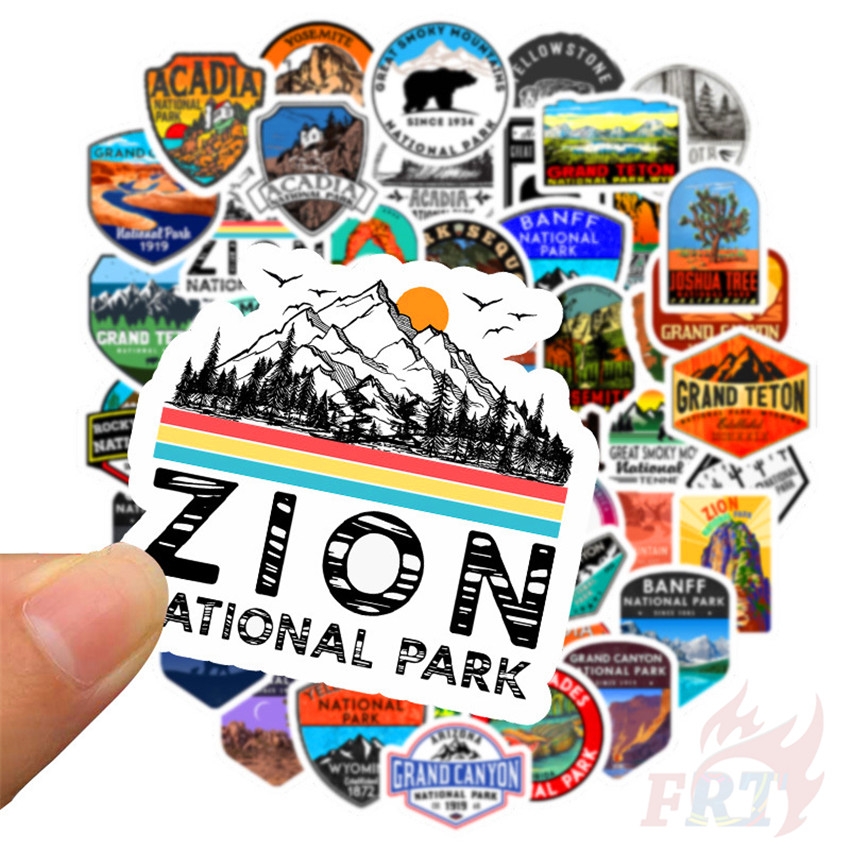 National Park Series 01 National Geographic Graffiti Stickers 50Pcs/Set Outdoor ...