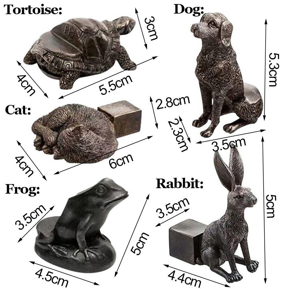 LAKAMIER Bộ 3 Chân Đứng Để Chậu Cây Bonsai Hình Động Vật