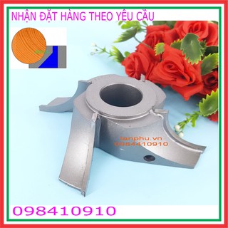 Mũi phay tupy 4 cánh bo cột tròn đường kính 70mm_r35