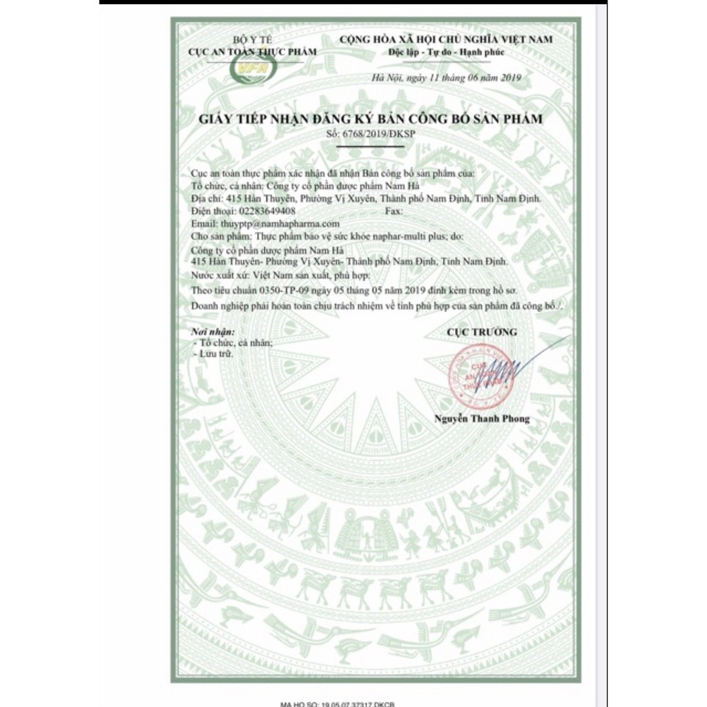 Viên sủi Naphar-Multi Plus hỗ trợ tăng cường sức khỏe, nâng cao sức đề kháng