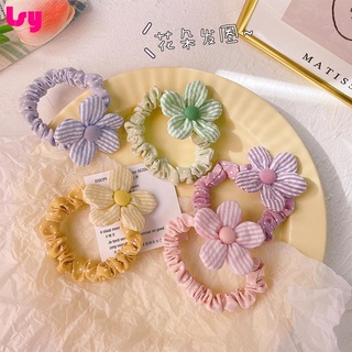 Sweet flower hair band does not hurt the hair tie