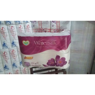 Giấy vệ sinh Watersilk 6 cuộn