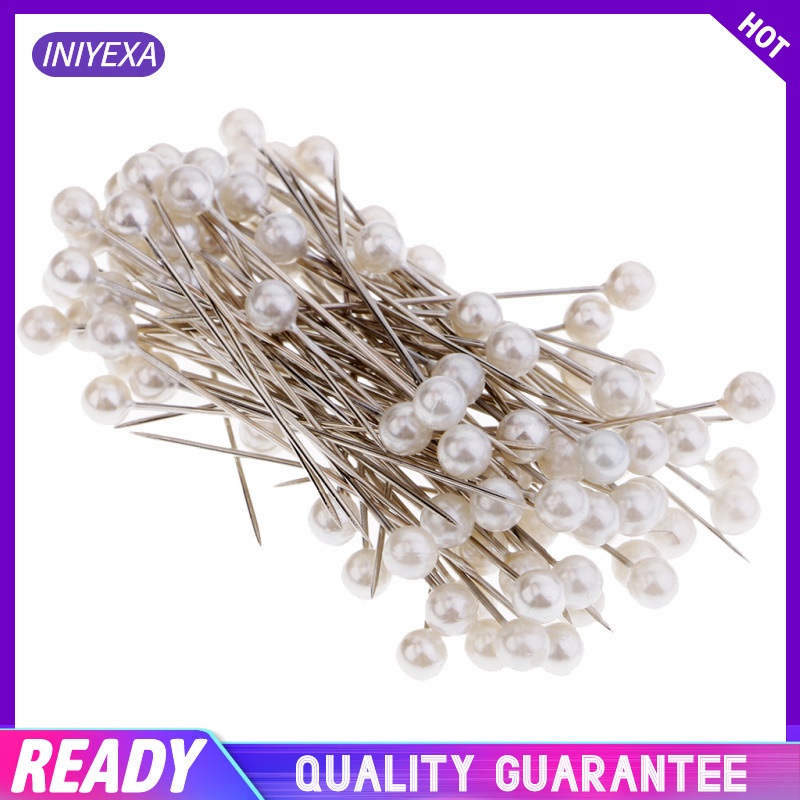 Set 100 Kim Ghim Đính Ngọc Trai Dùng Trang Trí Bó Hoa Cưới